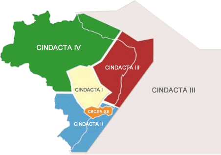 Divisão do espaço aéreo brasileiro